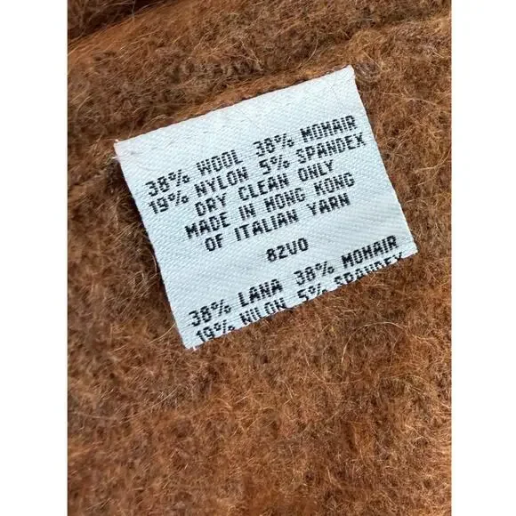 Eileen Fisher Mohair Wool Tunic Sweater 1X Funnel Neck Oversized Long Pullover - Picture 5 of 5